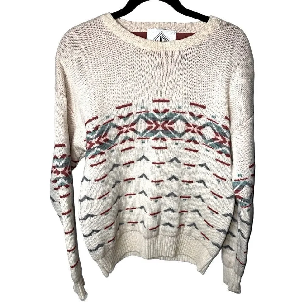Sun Valley Sweater Men’s Size L Wool Pullover Vintage